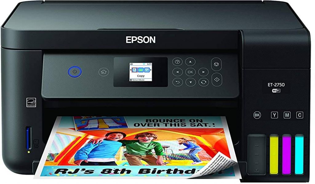 7. Epson EcoTank ET-2750