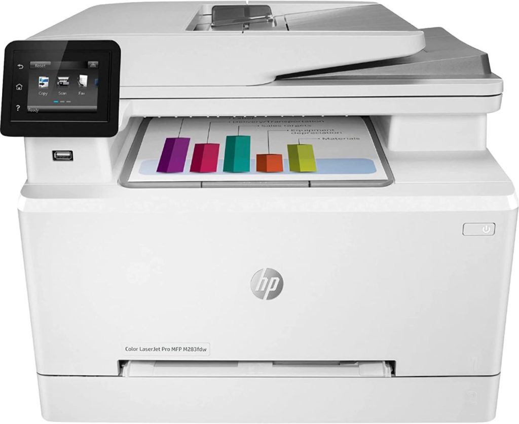 3. HP Color LaserJet Pro M283fdw Wireless All-in-One Laser Printer