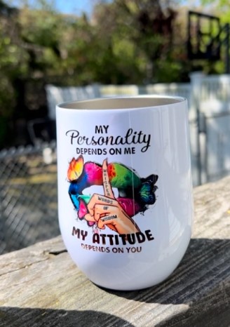 A sublimation mug that made with A-sub sublimation paper