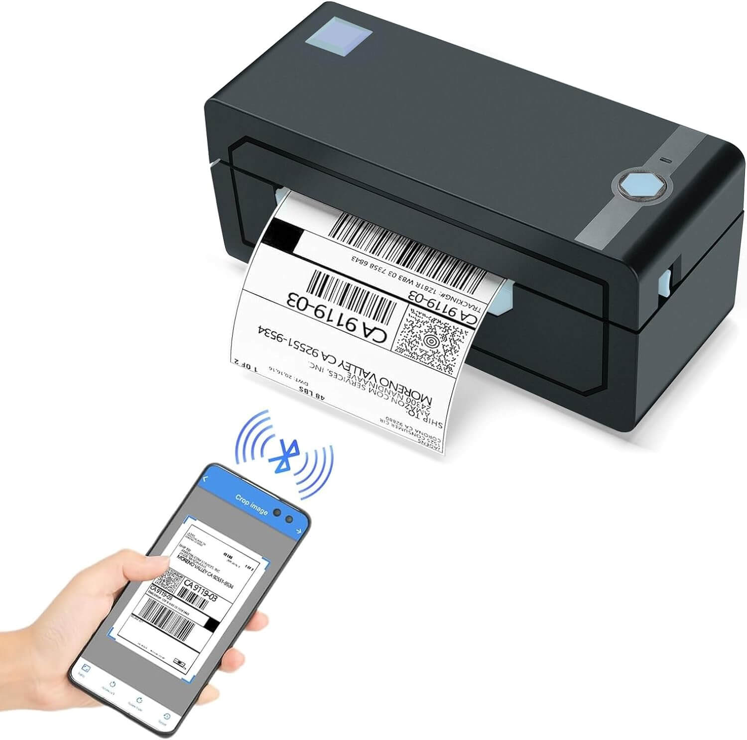 9. JADENS Bluetooth Thermal Shipping Label Printer